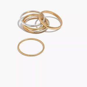 Madewell Mixed Metal Stacking Rings